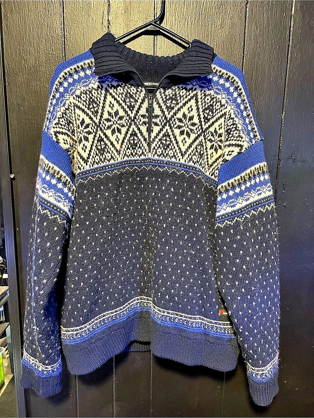 Vintage Wool Campagnolo Men's Sweater